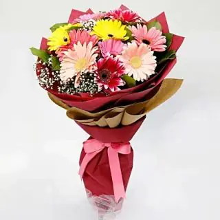 Bunch of 12 Red Gerberas