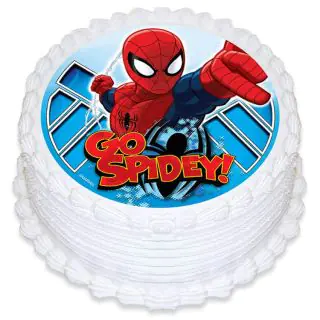  spiderman photo cake 