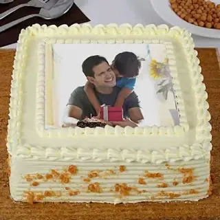  butterscotch photo cake 