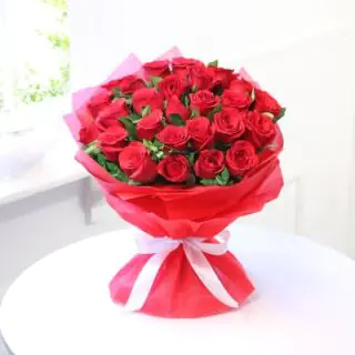 25 red Roses bunch-2