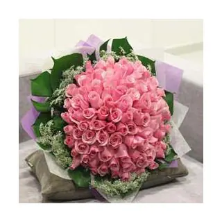 50 pink roses bouquet 