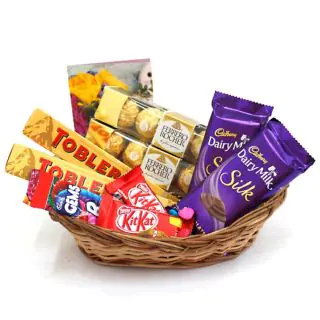 Basket of Assorted Chocolates