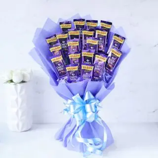 Beautiful Bouquet of 20 dairy milk chocolates
