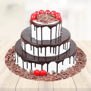 Choco Vanilla 3 Storey Designer Cake(4Kg)