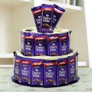 chocolate bouquet of 30 dairy milk chocolates 