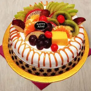  premium quality mix fruit birthday cake 
