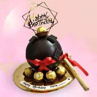 Half Kg Rocher Ferrero Pinata cake 