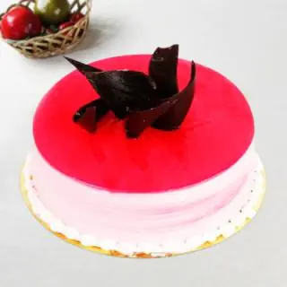 1 kg fresh cream premium quality strawberry cake