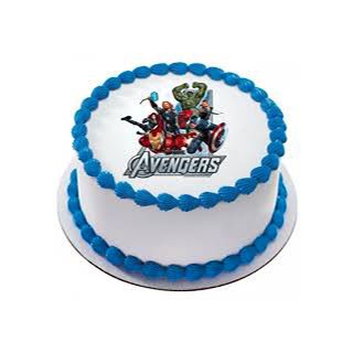  Avengers Photo cake- vanilla flavor 