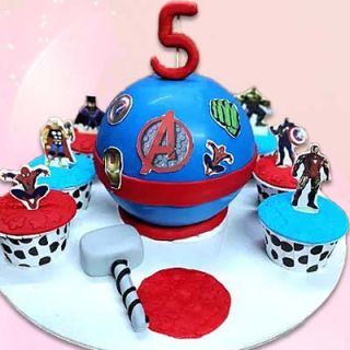 1 kg avneger pinata theme cake 