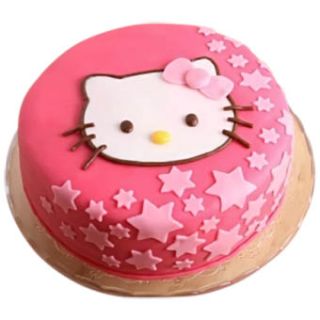  hello kitty theme cake 