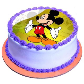 mickey mouse photo cake 