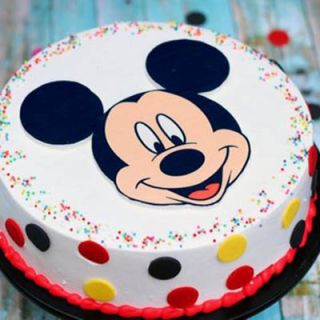mickey mouse photo- kids cake 