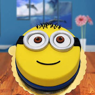  minion fondant cake 
