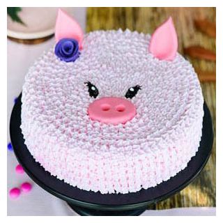 pig shape cake 