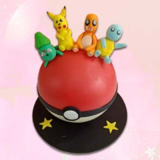 1 kg pinata pokemon theme cake 