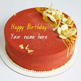 red velvet designer cake 