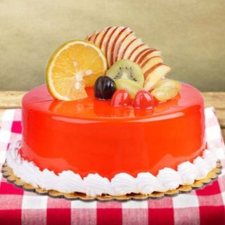  strawberry mix fruit cake 