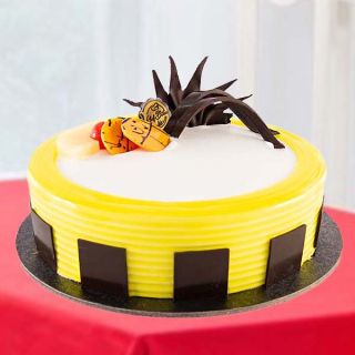 2  kg fresh cream pineapple birthday cake 