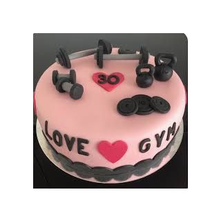 2 kg gym theme cake 