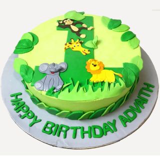 2 kg jungle theme designer cake 