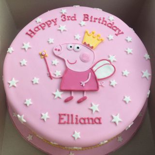 2 kg peppa pig theme  cake 