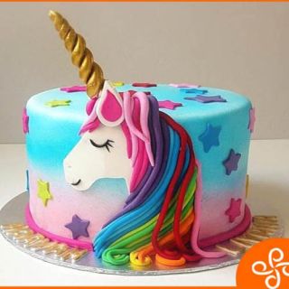2 kg unicorn shape cake 