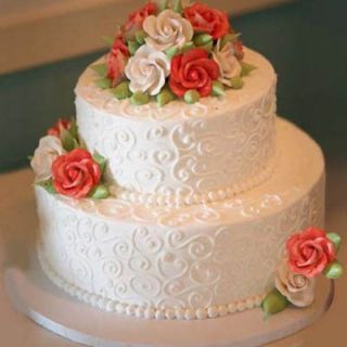 2 tier vanilla cool cake in 2 kg 