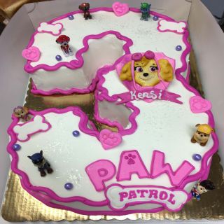 3 shape paw petrol theme cake in 2 kg 