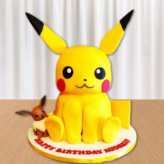 3 kg pokemon fondant theme cake in chocolate flavour 