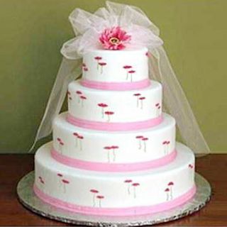 4 tier Pineapple cake of 8 kgs