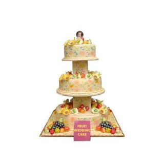 5 kgs Mix Fruit Fresh Cream 3 Tier Cake