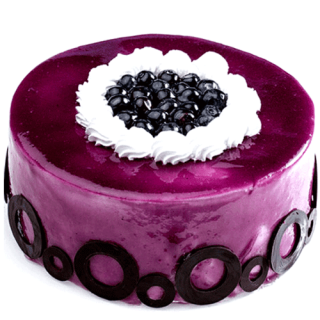  Blueberry Rich Cream Cake