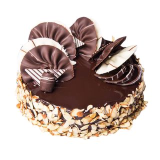 Chocolate Almond  Rich Cream Cake 