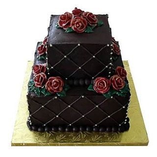Delicious 2.5 kg chocolatr truffle 2 tier  premium quality cool cake 