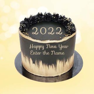 designer new year theme cake 