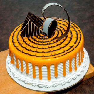  butterscotch premium quality anniversary  cake 