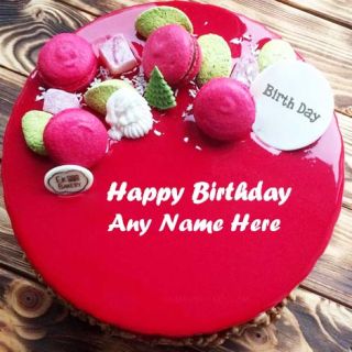  red velvet macarons anniversary  cool cake 