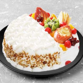  vanilla fruit anniversary cake 
