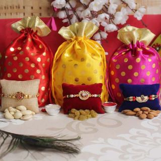 Set of 3 rakhi with half kg assorted dry fruits  including cashew, raisin with almonds 