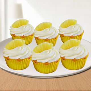 Set OF 6 Pineapple cup cake 