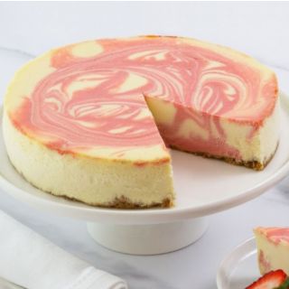 strawberry cheese swirl cake 