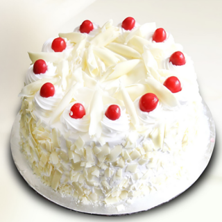 white forest fresh cream cake